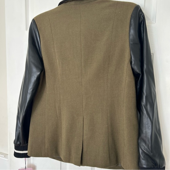 Anthropologie Avec Les Filles Mixed Fabric Blazer - Picture 11 of 14